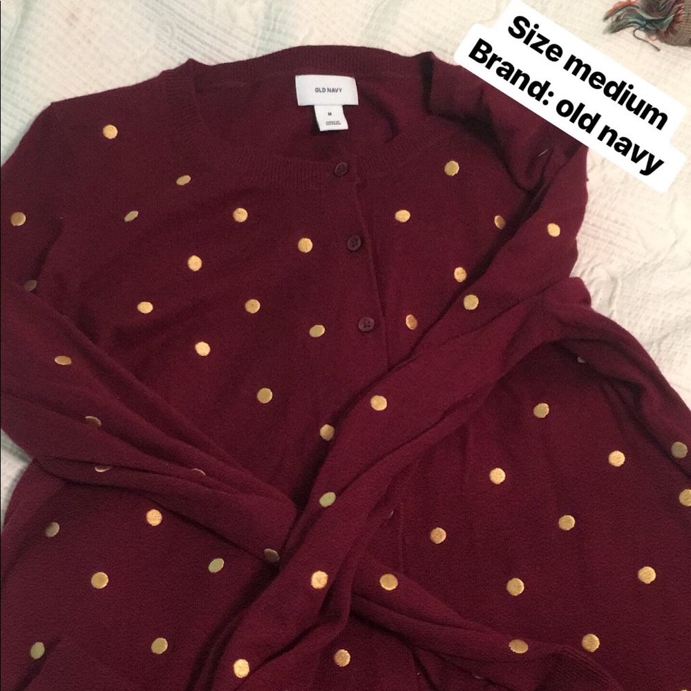 Reposh! Old navy Maroon cardigan! Size medium